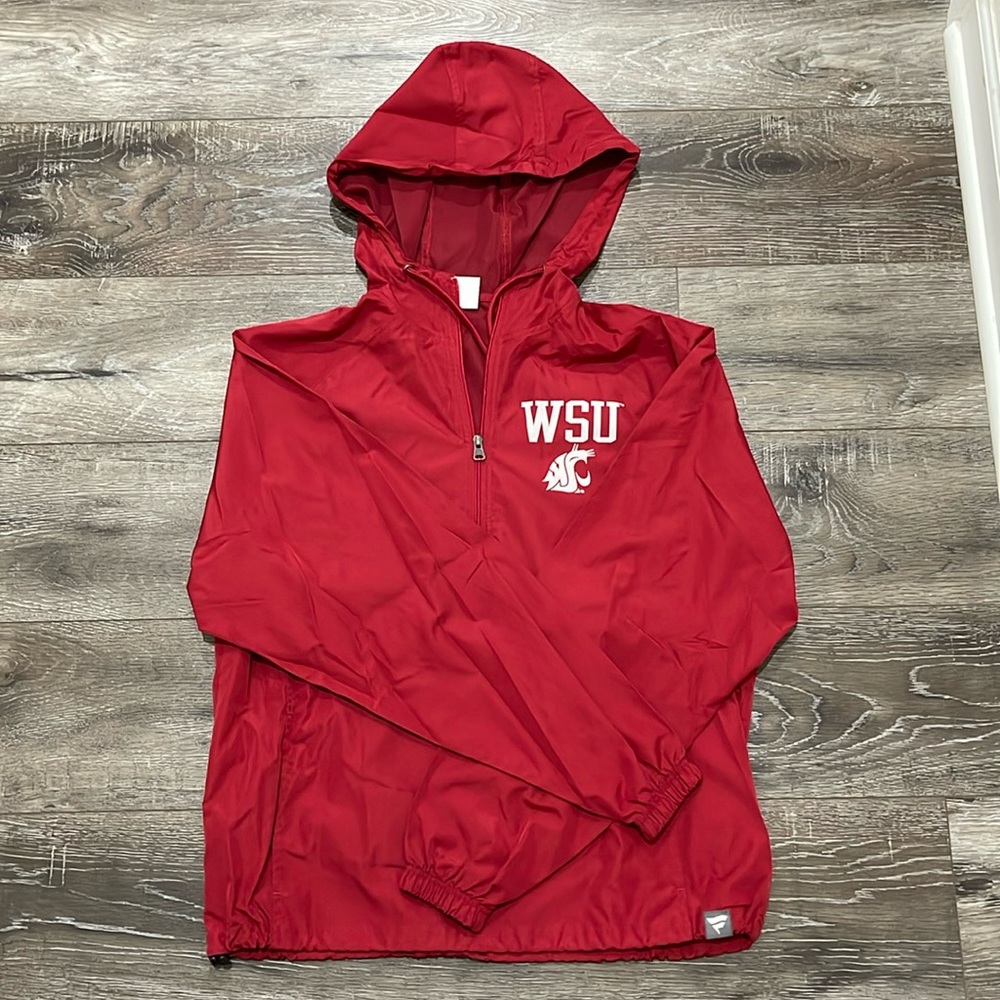 Red Windbreaker - WSU